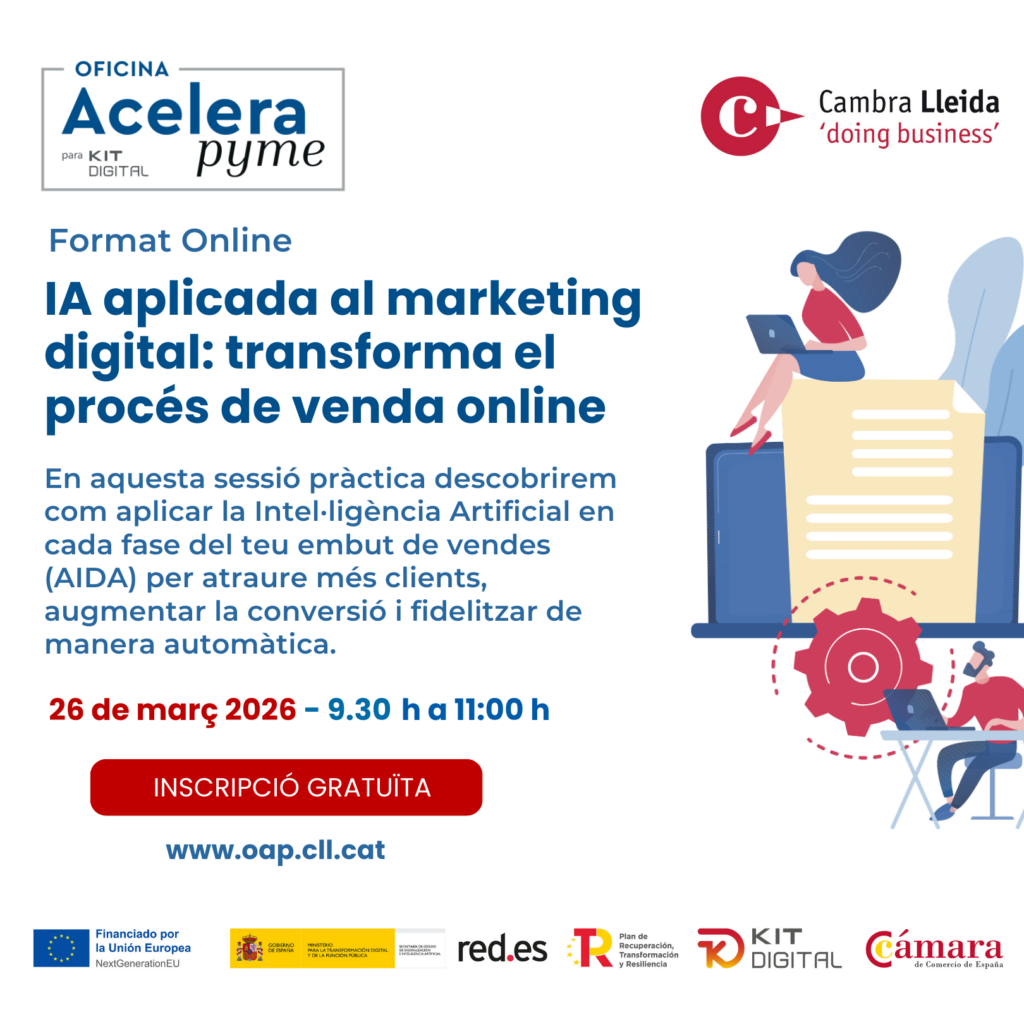 26-03-2026 - IA aplicada al marketing digital: transforma el procés de venda online